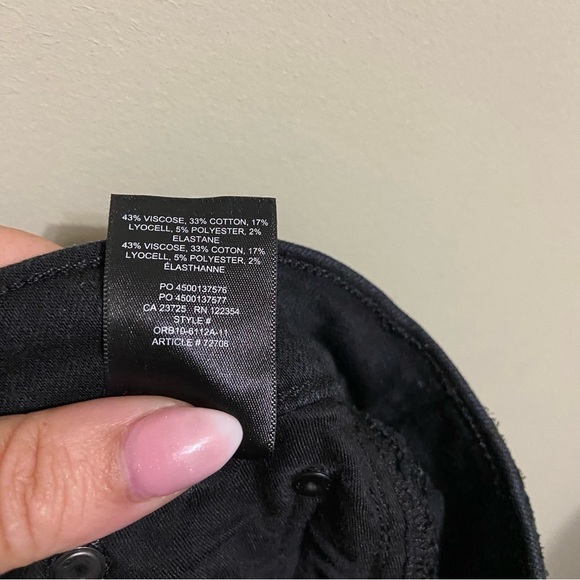 ARITZIA Denim Forum Sz 25 The Lola High Rise Skinny 30l - Picture 6 of 7